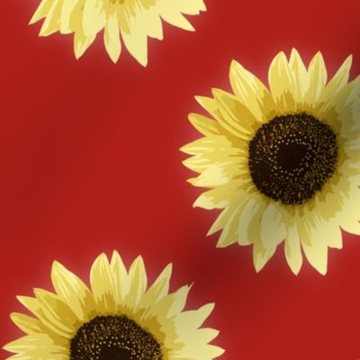 sunflower-red