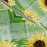 sunflower-green plaid