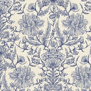 Chinoiserie Botany (Vintage Texture)