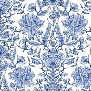 Chinoiserie Botany (White)