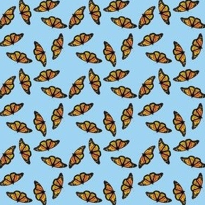 Monarch Butterfly Dance Dollhouse Wallpaper real butterfly