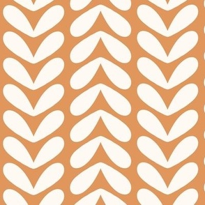 018 - Medium small warm white and lovely mustard scale classic stylized nature inspired leaf design for elegant and sophisticated curtains, duvet covers, bed linen, table cloths, wedding decor, minimalist striking wallpaper, featuring abstract sycamore le