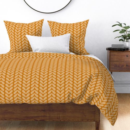 018 - $ Large scale golden ochre yellow and sunny mustard classic stylized nature inspired leaf design for elegant and sophisticated curtains, duvet covers, bed linen, table cloths, wedding decor, minimalist striking wallpaper, featuring abstract sycamore