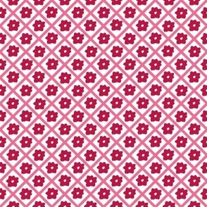 Dollhouse wallpaper flowers