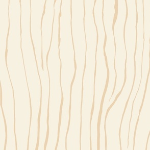 beige running ink stripes on neutral / wheat / Cream Froth