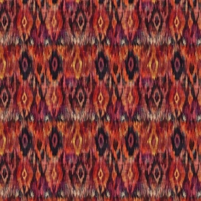 Indian summer Turkish sunset Ikat 