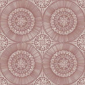 Hand drawn Mandala Tile | Copper Rose, Creamy White | Detailed.jpg