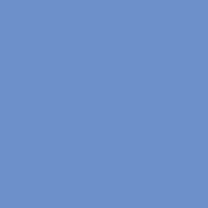 Medium Hydrangea Blue Solid #6D8FC8