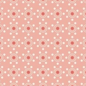 Circles and dots pink - xxs - miniature wallpaper