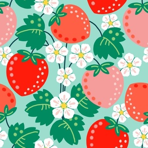 Strawberry bloom