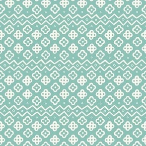 Flowerbed, ocean green (Small)