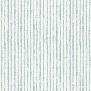 Dollhouse Miniature Wallpaper -  Fading Stripe Blue on Cotton