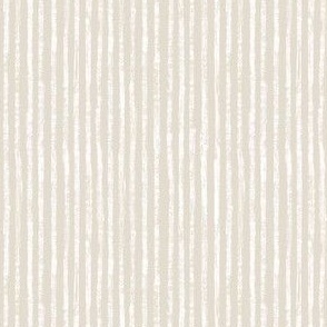 Dollhouse Miniature Wallpaper - Fading Stripe Sand & White