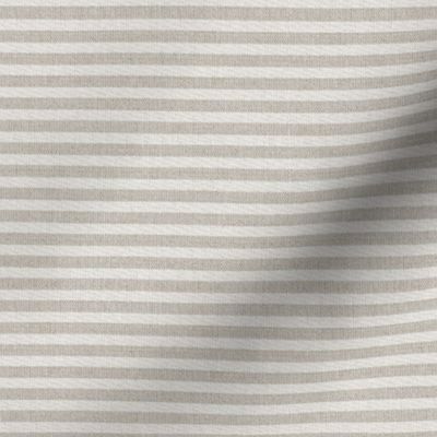 Taupe and White Stripe Textured Fabric (horizontal)