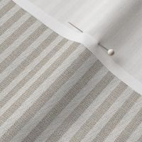 Taupe and White Stripe Textured Fabric (horizontal)