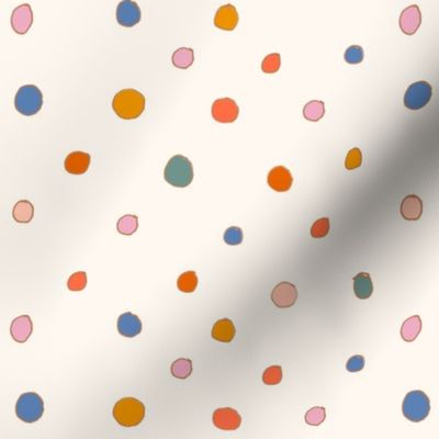 polka dot sketch-light and bright