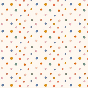 polka dot sketch-light and bright