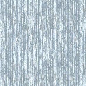 Dollhouse Miniature Wallpaper - Rugged Stripe Blue & White