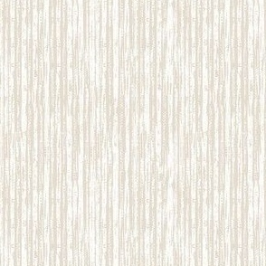 Dollhouse Miniature Wallpaper - Rugged Stripe Creme _ White