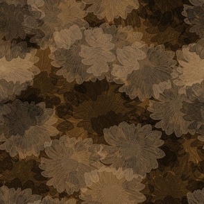 Brown - Neural Daisy - Background - Brown
