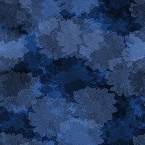 Blue Neural Daisy-Background