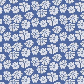 Groovy Florals - Periwinkle