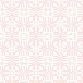 pink geometric tiles 