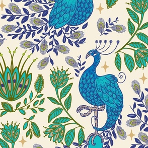 Blue peacocks (Jumbo)  