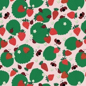 Doodle Bugs - Lady Bugs in the Strawberry Patch - small scale 