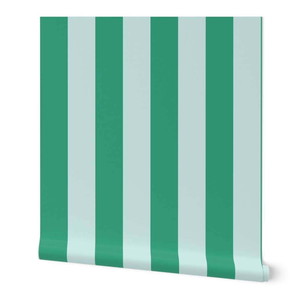 Houseofmay-bold vertical stripes blue green