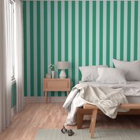 Houseofmay-bold vertical stripes blue green