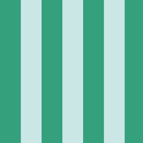 Houseofmay-bold vertical stripes blue green