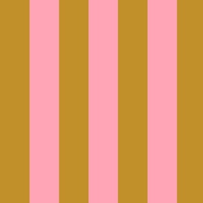 Houseofmay-bold vertical stripes gold pink