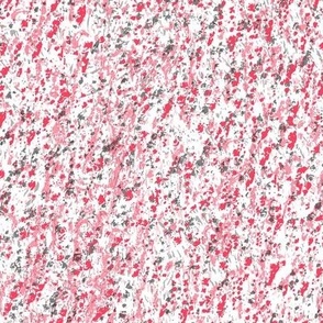 Natural Spatter Dots Texture Calm Serene Tranquil Neutral Interior Red Blender Bright Colors Light Ruddy Red Pink FF4060 White FFFFFF Black 000000 Bold Modern Abstract Geometric