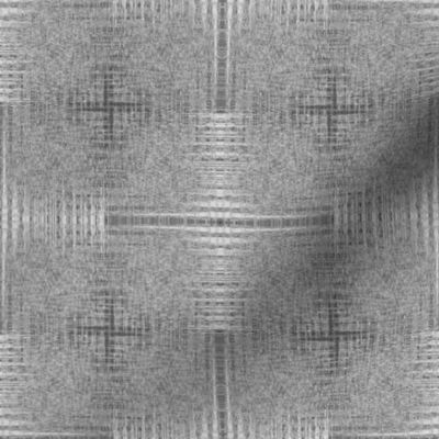 Rotating Woven Texture in Gray Monochrome - 4 inch repeat