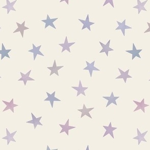 asymmetrical stars // lavender