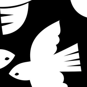 Doves Black White - XL