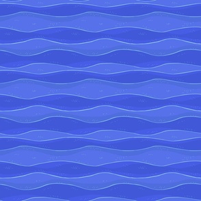 Waves blue medium