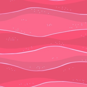 Waves pink large