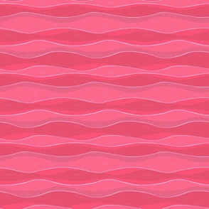 Waves pink medium