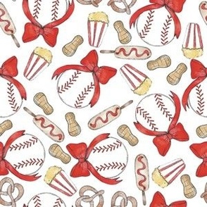 Baseball Stripes Fabric, Wallpaper and Home Decor