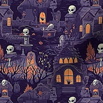 Halloween Village 1