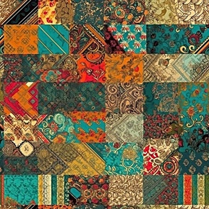 Sari Silks Patchwork 1