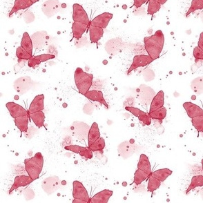 Butterfly Small  Scale viva magenta