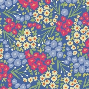 Ditsy Florals - Periwinkle