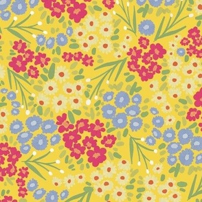 Ditsy Florals - Sunshine