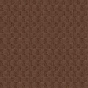 Modern Gingham in Rich Chocolate and Sandy Brown (SMALL) B23015R03C