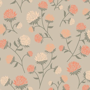 Peaches and cream clover