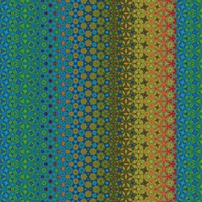 Rainbow Morphing Pattern