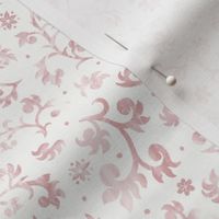 branches and butterflies in rose and white | small